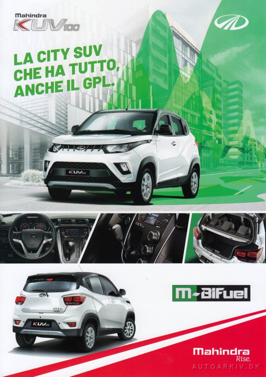 MAHINDRA bilbrochure, auto katalog, auto prospekt, automobile